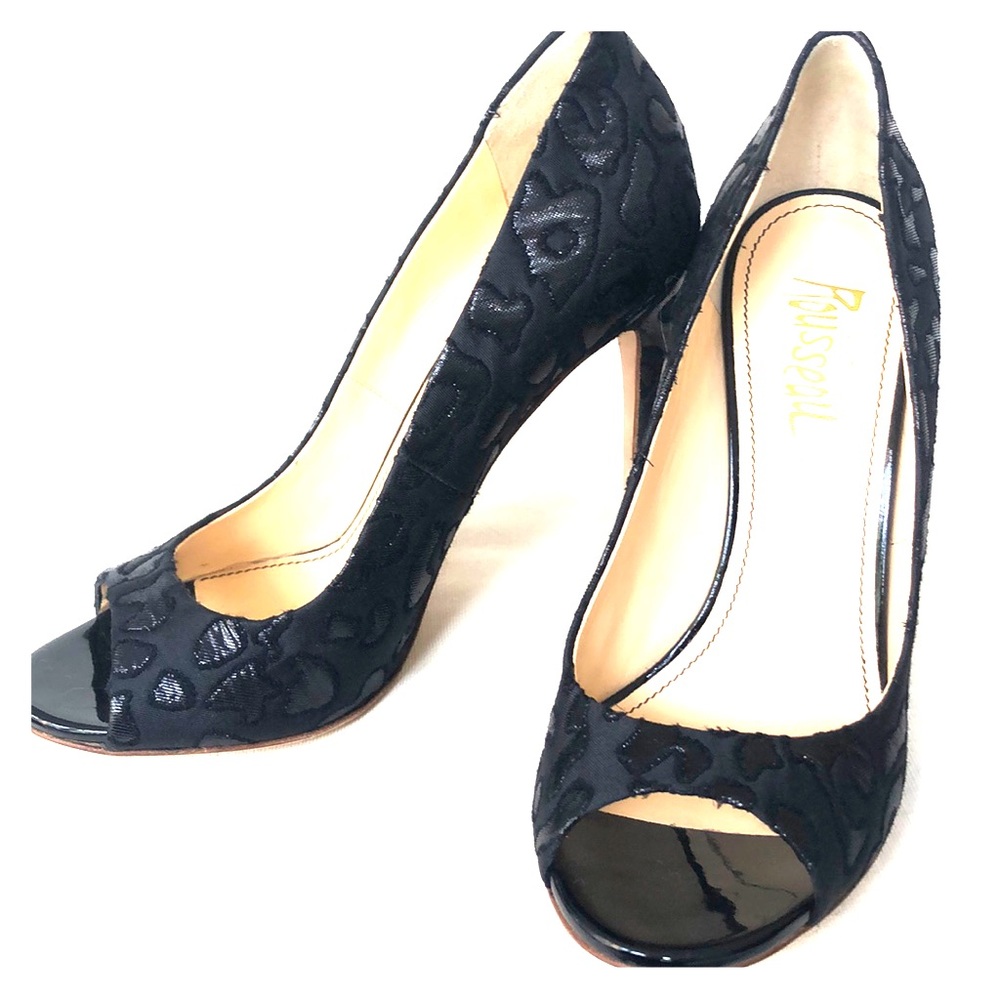 Jerome C. Rousseau Open Toe Italian Stilettos